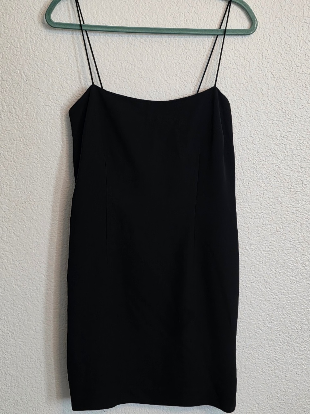 PETITE Black Spaghetti Strap dress